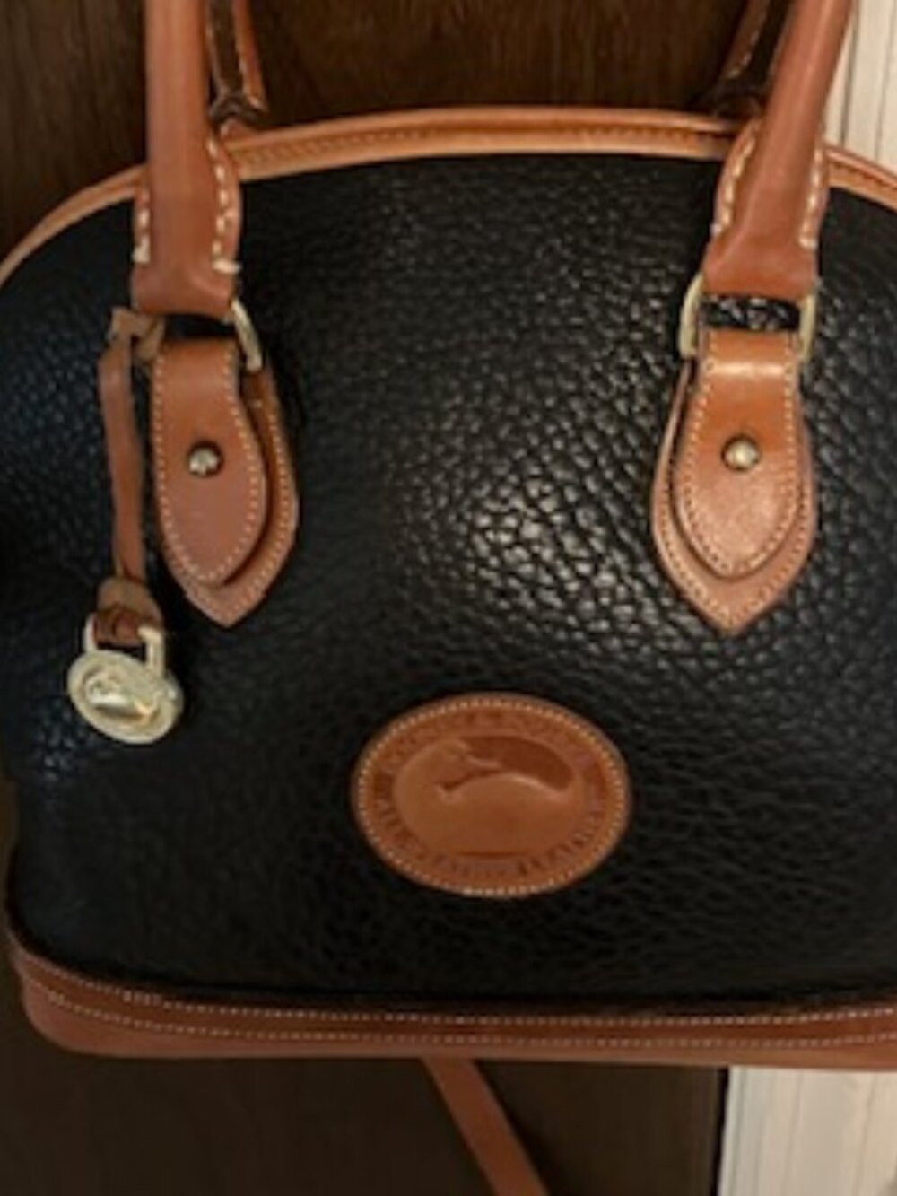 Vintage Large Norfolk Dooney & Bourke Satchel
